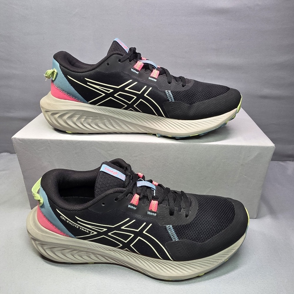 Asics Gel Excite Trail 2 Black Birch Running Sneakers Shoes Womens Size 10.5